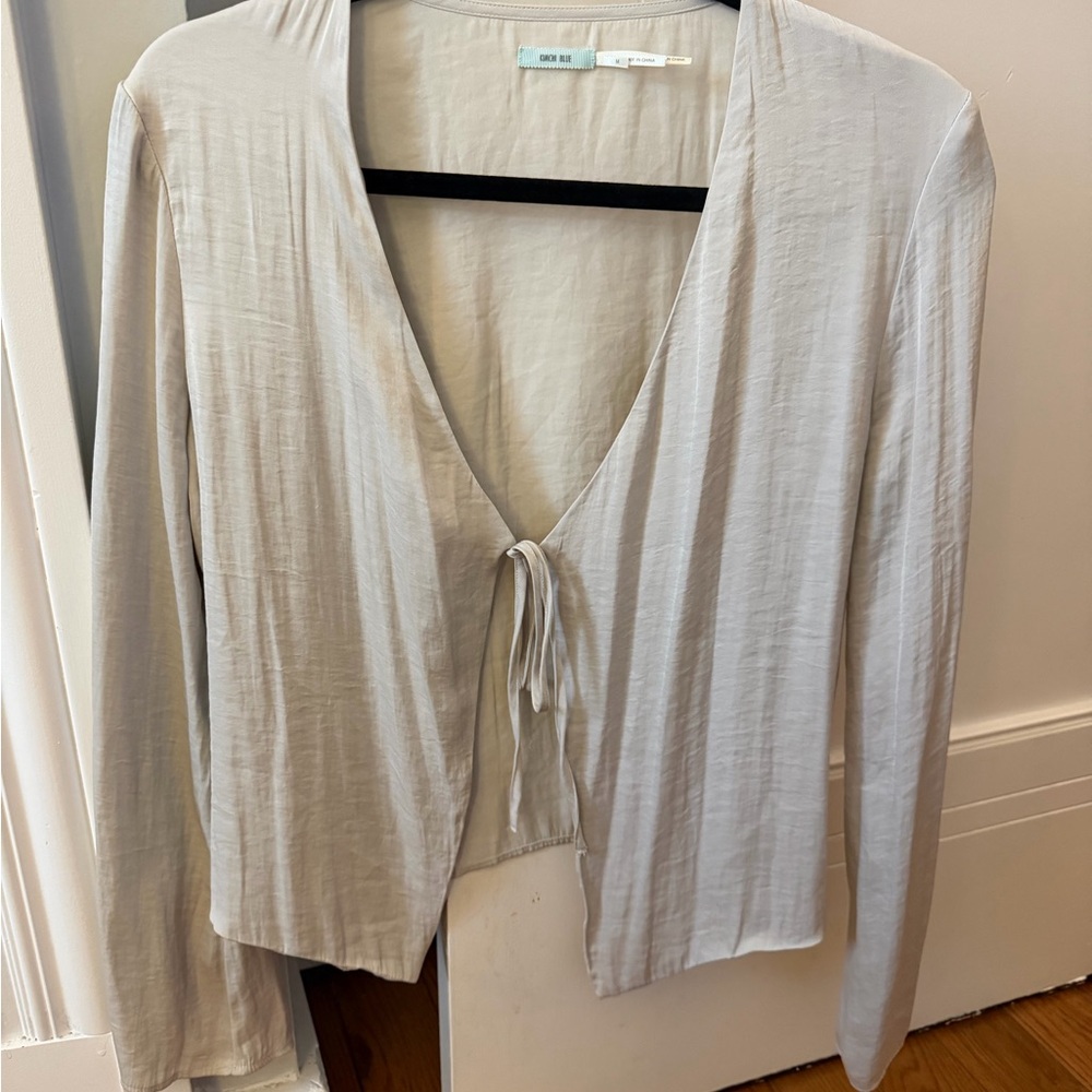 Kimchi Blue Light Gray Top